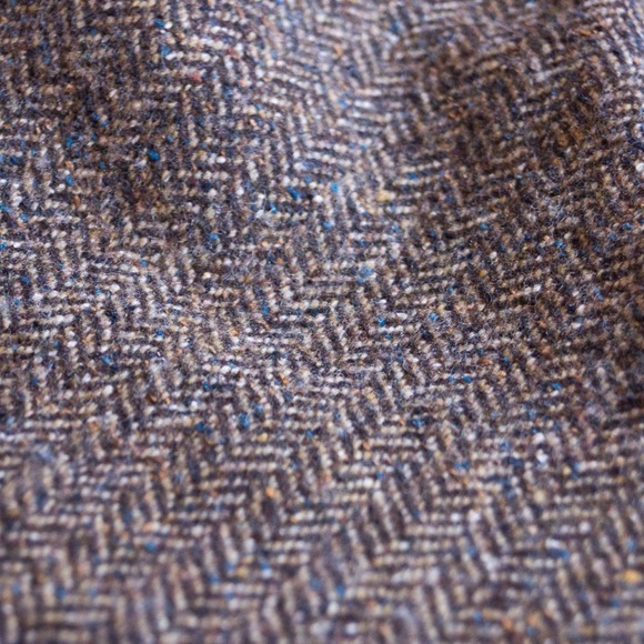 Vintage Wool Herringbone Trousers - PLEASE COMMENT BEFORE BUYING - Picture 3 of 4